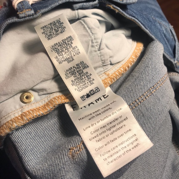 Frame Le Sylvie Crop Straight Leg Jeans size 32 - Picture 15 of 16